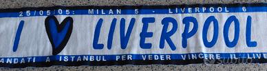 Sciarpa I Love Liverpool finale champions 2005
