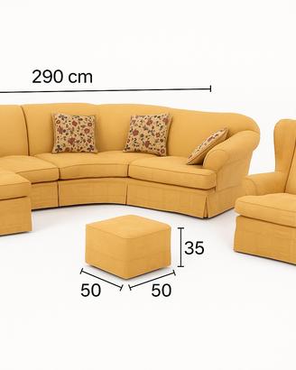 Divano ad angolo poltrona made in italy