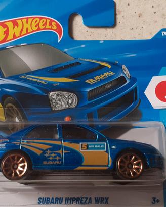 Hot Wheels Subaru Impreza WRX Blu Rally HW