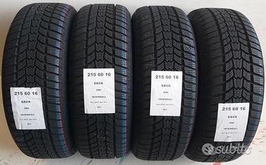 4 gomme 215 60 16 sava a553