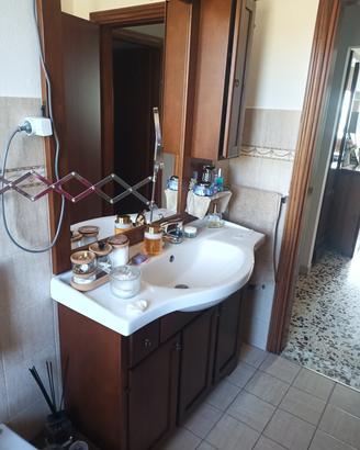 Mobile bagno completo in vero legno  105 cm