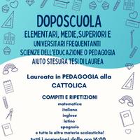 Aiuto compiti per tutte le età e babysitting