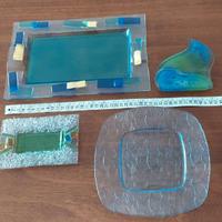 Set oggetti di vetro 