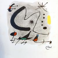 Litografia numerata firmata Joan Mirò 