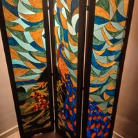 paravento dipinto a mano