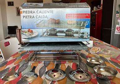 Kit completo per cucinare carne su pietra