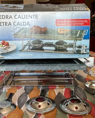 Kit completo per cucinare carne su pietra