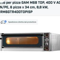Forno pizza elettrico 200€ leggi