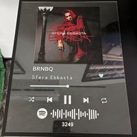 Targa Spotify Sfera Ebbasta BRNBQ