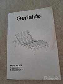 Letto rete materasso Geriafy 1 piazza come nuovo.