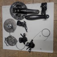 Gruppo MTB Shimano XT,slx 3x10