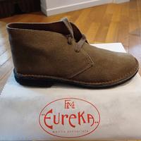 EUREKA -Polacchine pelle marrone N°34