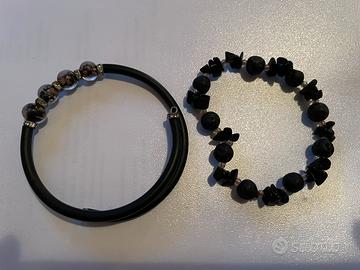 Stock bijoux bracciali e orecchini