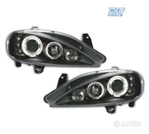 FARI PER RENAULT MEGANE 99-02 ANGEL EYES FONDO NER
