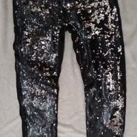 Pantaloni KEY-DI con paillettes