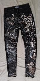 Pantaloni KEY-DI con paillettes
