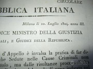 circolari dell 800 regno d italia