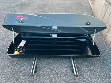 Box da tetto auto G3 cargo 430lt + barre