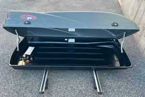 Box da tetto auto G3 cargo 430lt + barre
