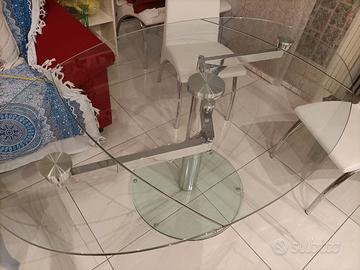 Prestigioso Tavolo Design Naos e 4 sedie 