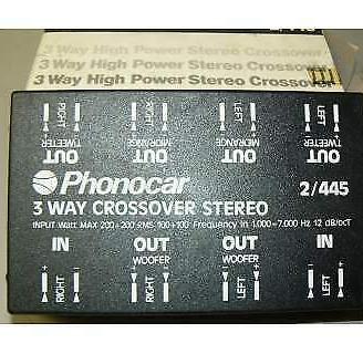 Phonocar Crossover 3 vie mod. 2/445