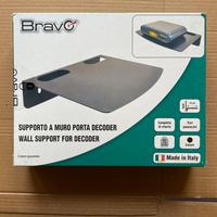 SUPPORTO A MURO PORTA DECODER