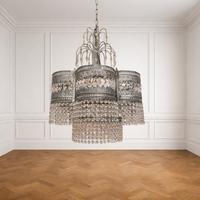 Lampadario stile impero traforato anni 70/80