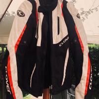 Giacca moto imbottiture spalle e gomito