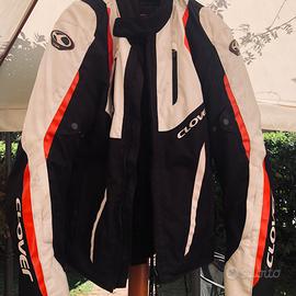 Giacca moto imbottiture spalle e gomito