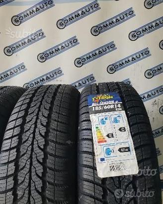 4 pneumatici 185 60 14 tyfoon 4 stagioni nuovi
