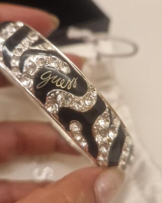 bracciale guess smalto e brillantini nuovo