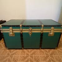 Baule vintage verde  anni 50