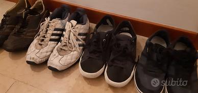 Stock 4 scarpe sneakers uomo Adidas e Geox