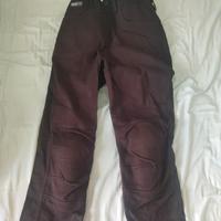 Jeans neri uomo imbottiti da moto marca Spyke