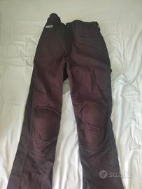 Jeans neri uomo imbottiti da moto marca Spyke