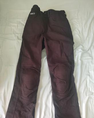 Jeans neri uomo imbottiti da moto marca Spyke