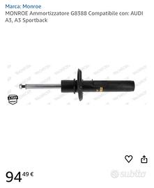 Ammortizzatori monroe G8388