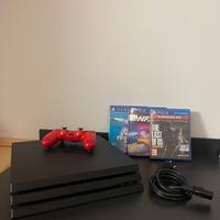 PlayStation 4 PRO + Controller + 3 Giochi 