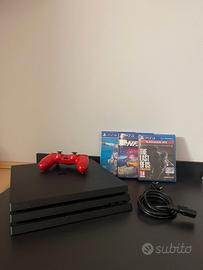PlayStation 4 PRO + Controller + 3 Giochi 