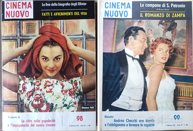 Rivista "Cinema Nuovo"  Anno 1957 (completa)