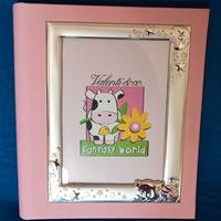 Album foto bambina cornice argento Nuovo