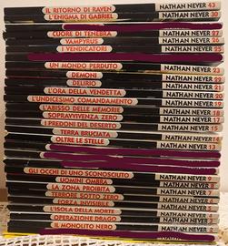 24 fumetti Nathan Never, numeri tra 1 e 43 +2 albi