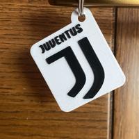 Portachiavi Juventus stampato in 3d