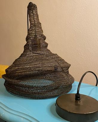 Lampadario a sospensione a cappello