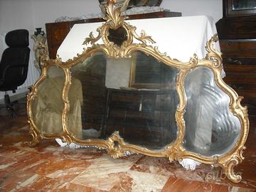 caminiera e specchiere antiche