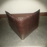 Portafoglio artigianale da uomo,  pelle di pitone