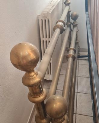 Letto in ottone