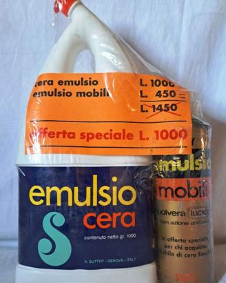 Cera Emulsio flacone integro anni 60/70 - Sutter