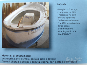 Vendita stampi Nostromo 21 e Alga 5,10