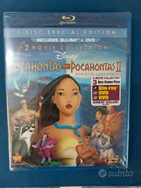 Pocahontas+Pocahontas II-2 dvd+1 bluray
